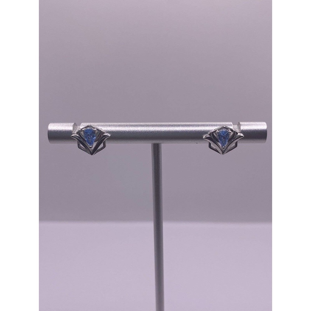 mystic design sterling silver Blue Gemstone In The Centers